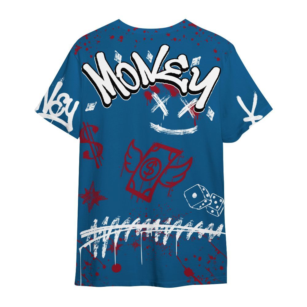 Shirt To Match Mid Team USA 1s - Everybody Paid In Full Crayon All Over Print