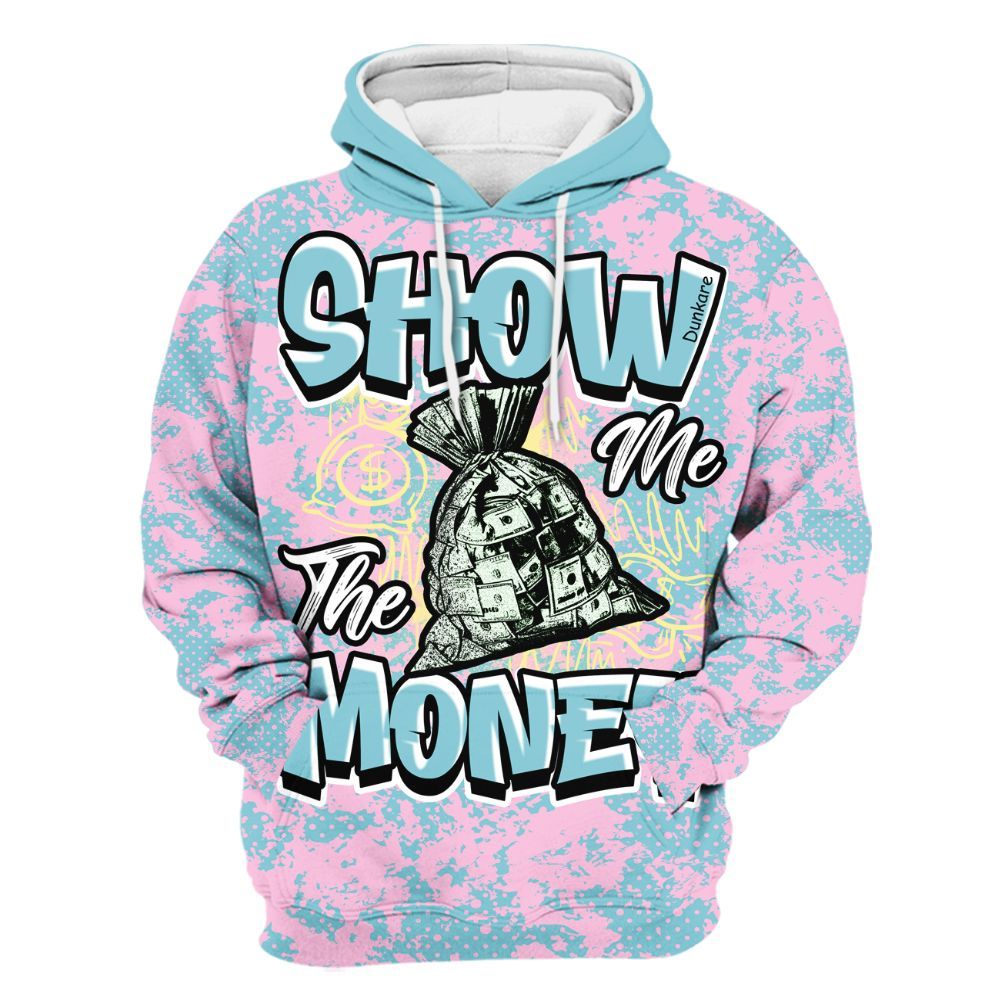Hoodie To Match SB Dunk Low Visty - Show Me The Money Retro All Over Print