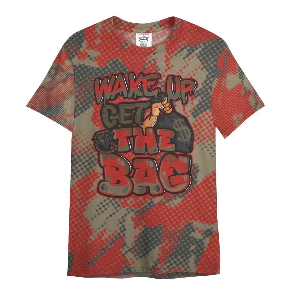 Shirt To Match Olive 9s - Get More Bags Abstract All Over Print