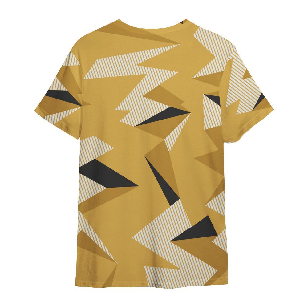Shirt To Match Retro Light Ginger 14s - Geometric Camouflage Pattern All Over Print