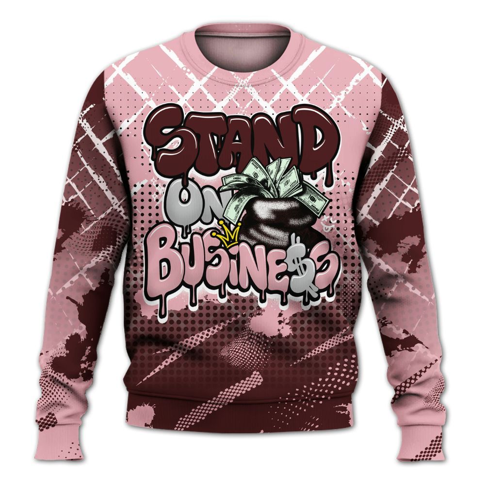 Sweatshirt To Match Air Max 90 Neapolitan 2025 - Halftone Stand Business Dripping All Over Print