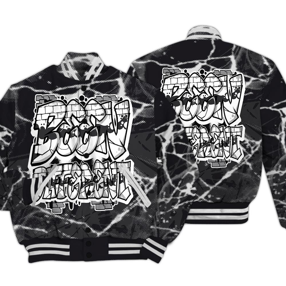 Varsity Jacket To Match White Thunder 4s - To Different Profound Graphic Varsity Jacket Unisex