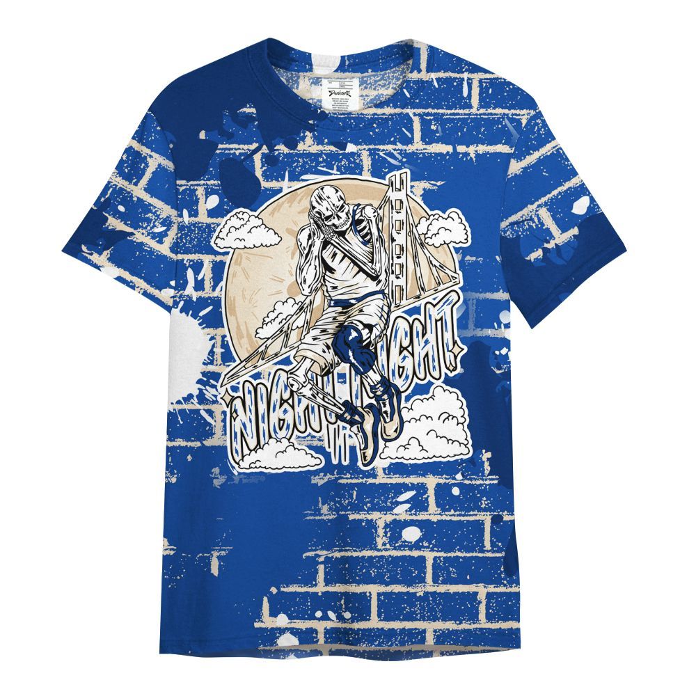 Shirt To Match Low Game Royal 1s - Seeya Skeleton Brick All Over Print