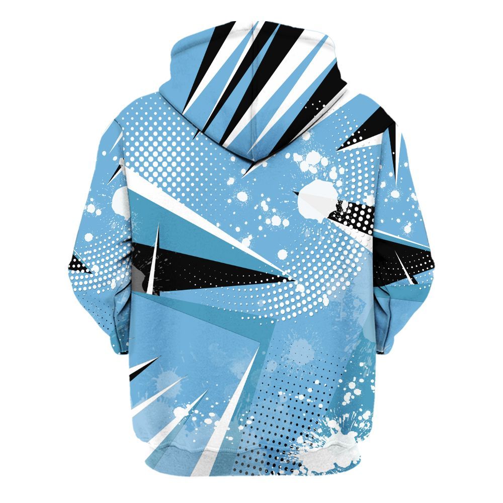 Hoodie To Match SB Dunk Low University Blue - Poly Trust No One Dripping All Over Print