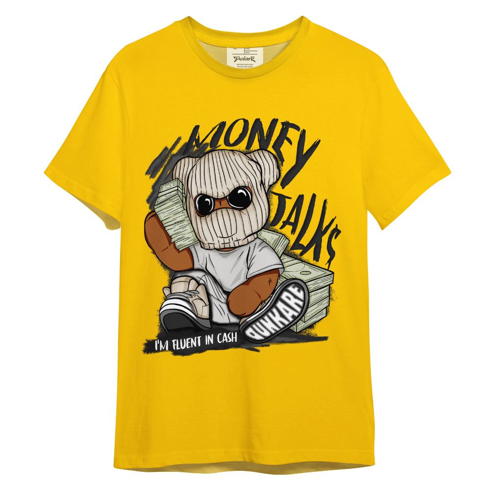Shirt To Match T-Shirt Vivid Sulfur Money Talk, Vivid Sulfur 4s T-- To Match Sneaker Vivid Sulfur 4s, T-Shirt 1604 NCMD