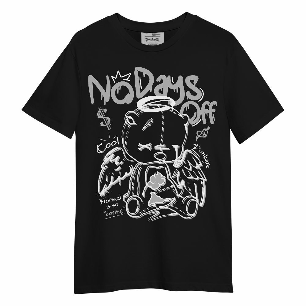 Shirt To Match Low 85 Metallic Black 1s - No Days Off Unisex Shirt