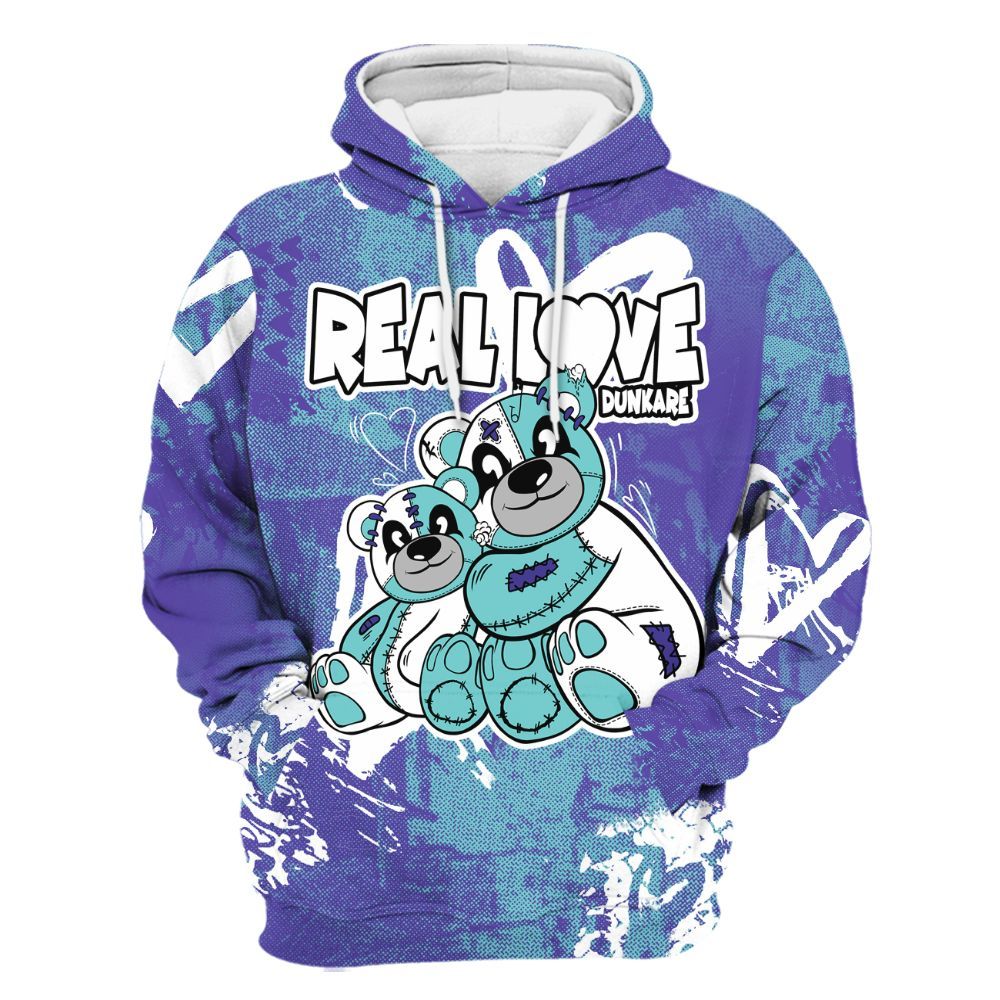 Hoodie To Match Low Hornets 1s - Sincere Fondness Bear All Over Print