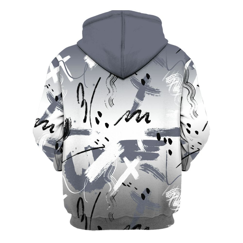 Hoodie To Match Cool Grey 6s - Money Hustle Grind Pray All Over Print