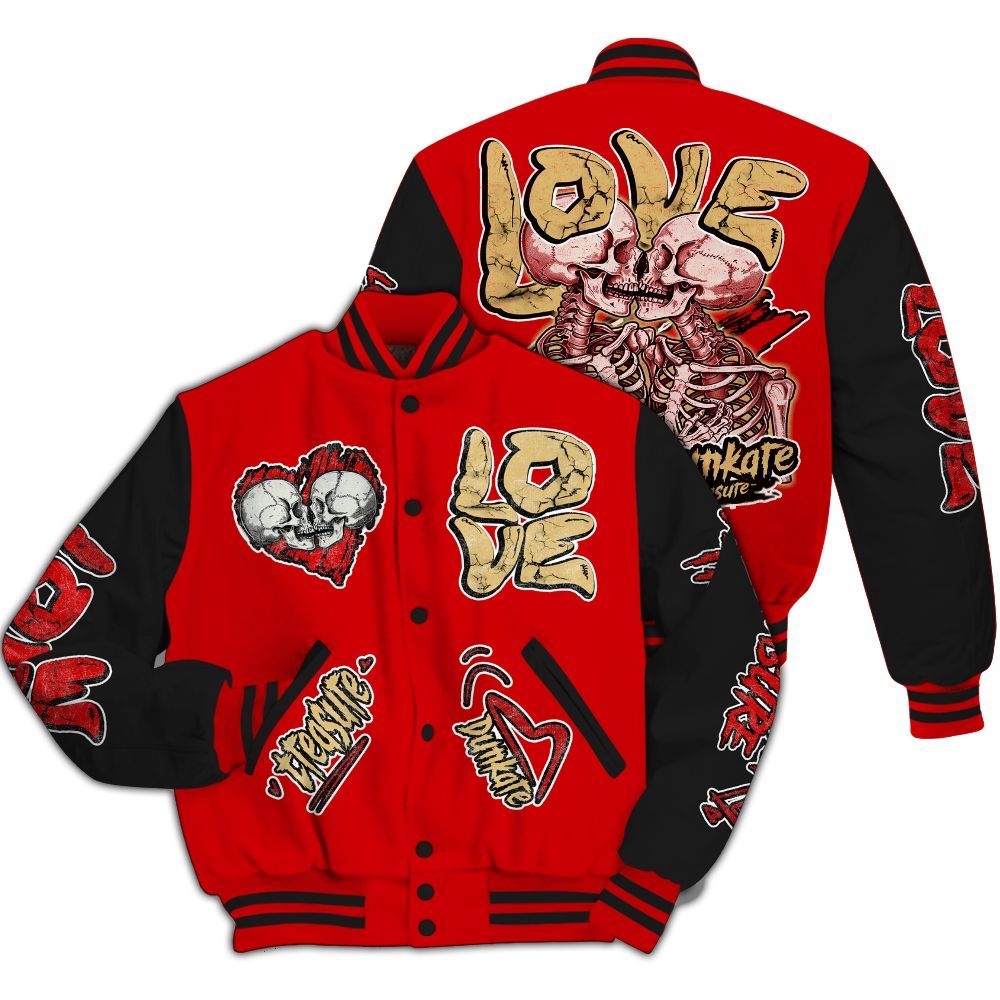 Varsity Jacket To Match Ja 2 Halloween - Skull Bear All Over Print