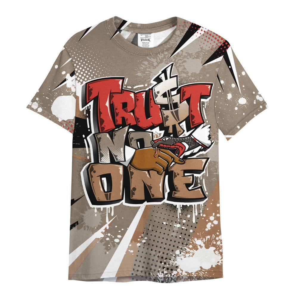 Shirt To Match Air Max Rocky Distressed - Poly Trust No One Dripping All Over Print