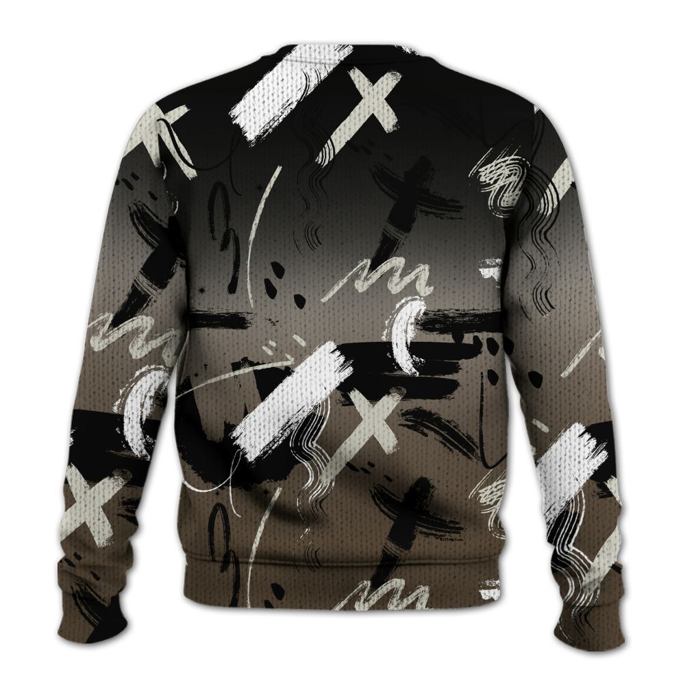 Knitted Sweater To Match Palomino 1s - Money Hustle Grind Pray