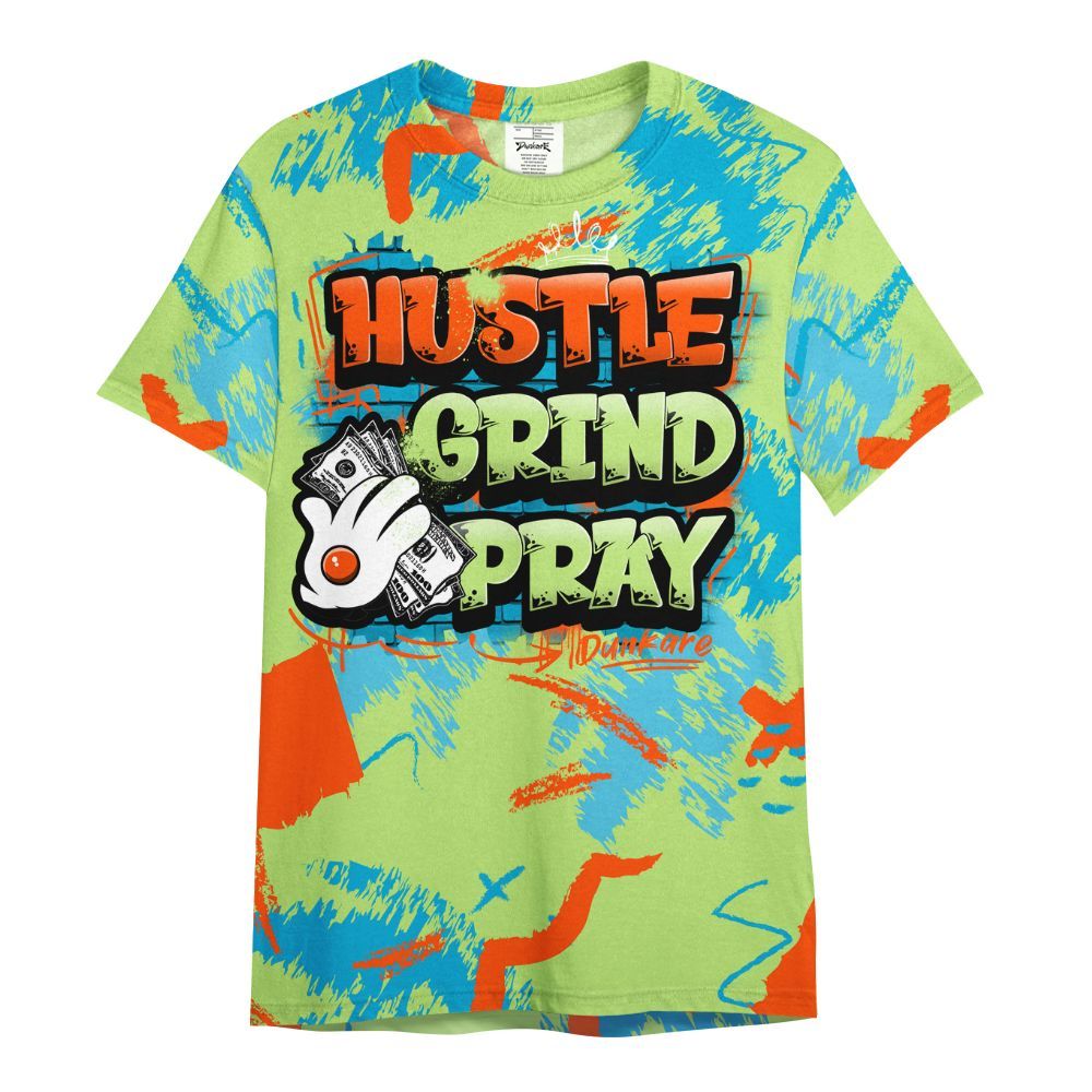 Shirt To Match Kobe 9 Elite What The - Hustle Grind Pray Retro All Over Print