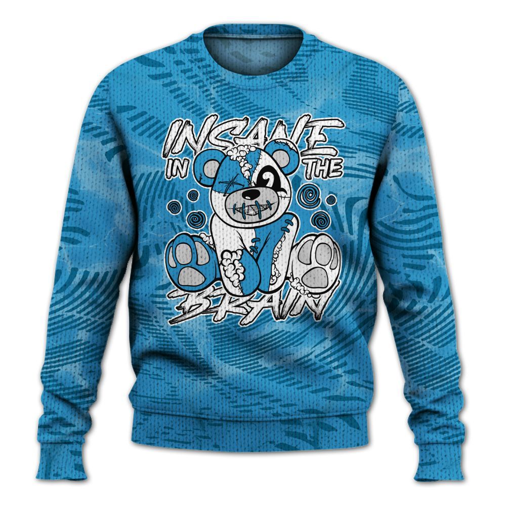 Knitted Sweater To Match Powder Blue 9s - Insanes Bear Fume