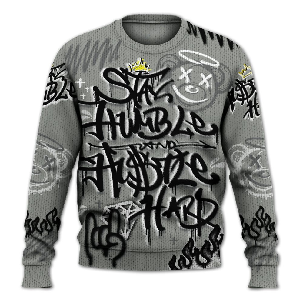 Knitted Sweater To Match Paris Olympics 4s - Humble Drip Streetwear Graffity