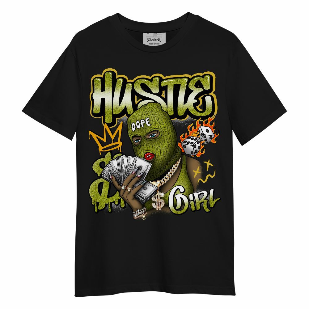 Shirt To Match Dunk Low QS Halloween Skull - Money Hustles Girl Streetwear Unisex Shirt