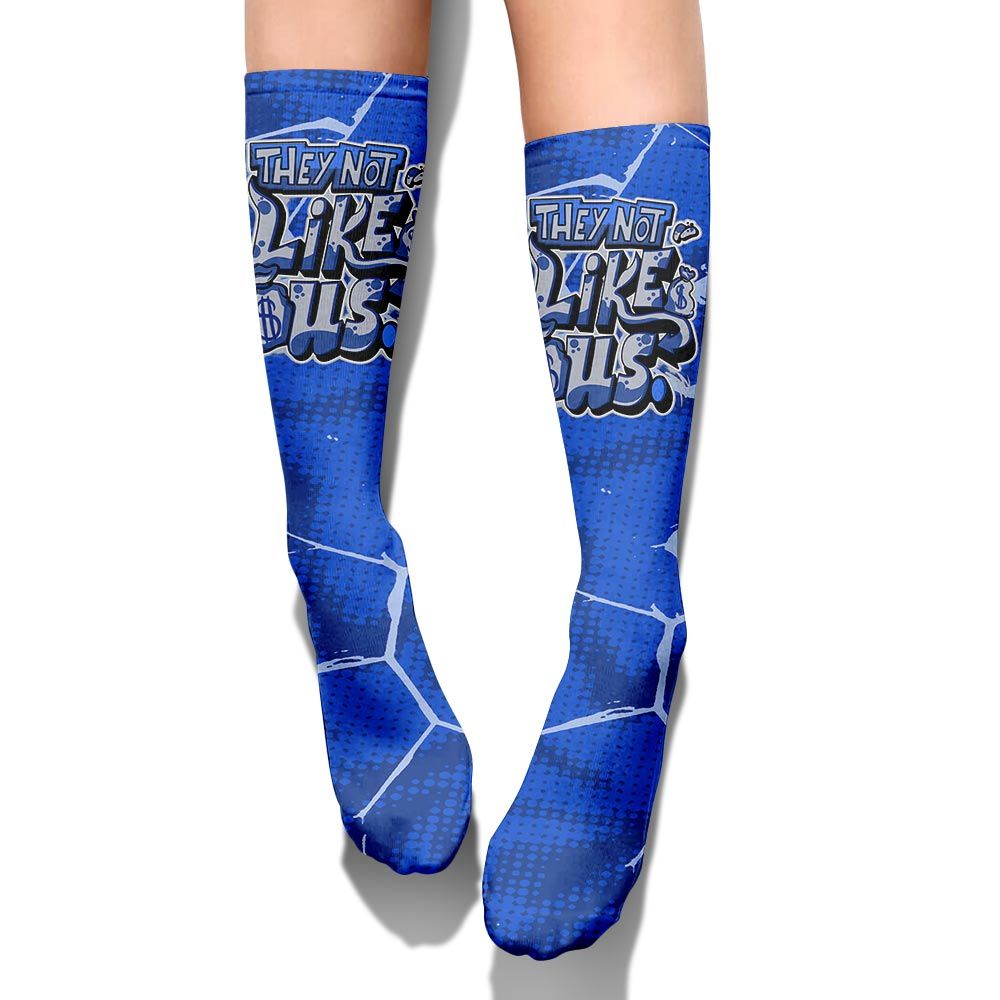 Sock To Match Air Foamposite One Royal - Dislike Us Graphic Crack