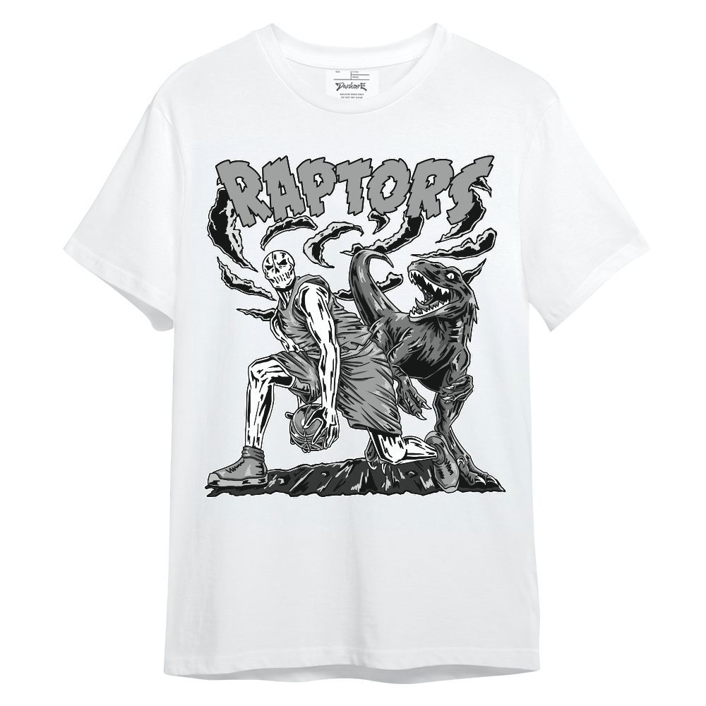 Shirt To Match Black Wolf Grey 12s - Raptors Skeleton Unisex Shirt