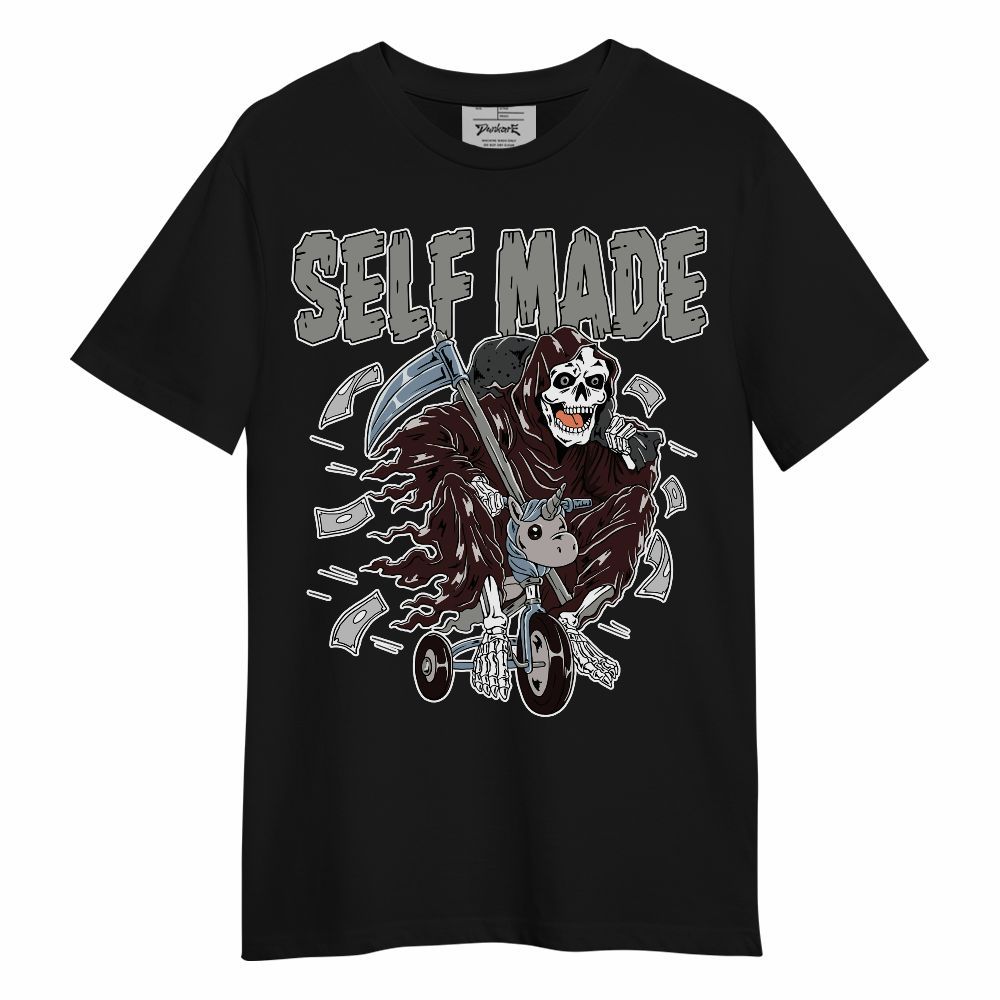 Shirt To Match Burgundy 5s - Self Make Skeleton Unisex Shirt