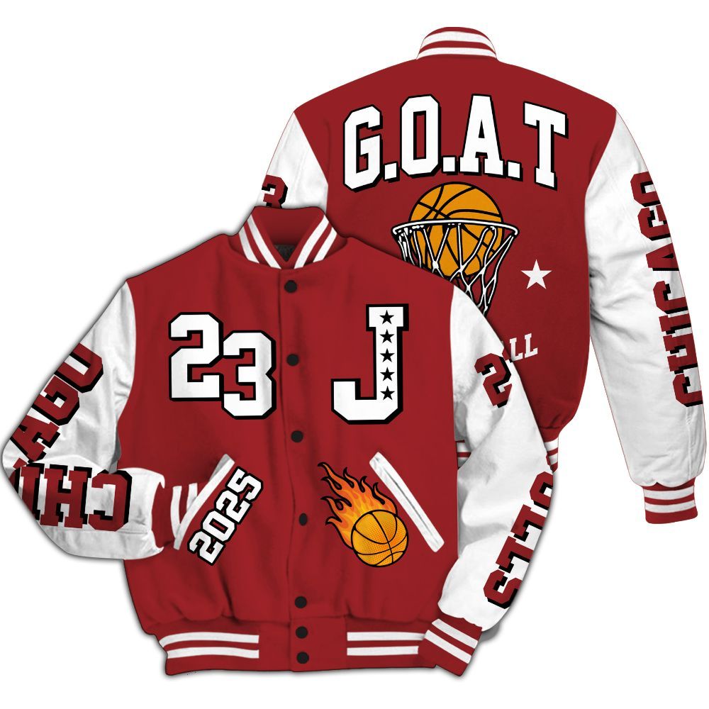 Varsity Jacket To Match Alternate Flu Game 12s - Chicago 23 Basketball All Over Print