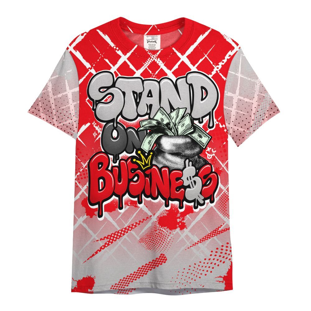 Shirt To Match Air Max 1 Low Poly - Halftone Stand Business Dripping All Over Print