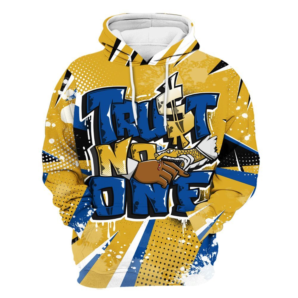 Hoodie To Match High Laney 1s - Poly Trust No One Dripping All Over Print