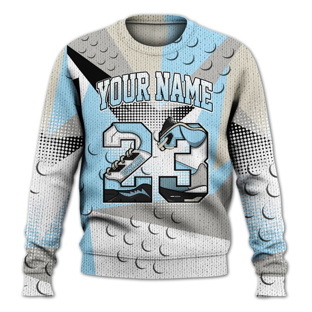 Knitted Sweater To Match Retro SoleFly 13s - Poly Custom Name Number 23 5s