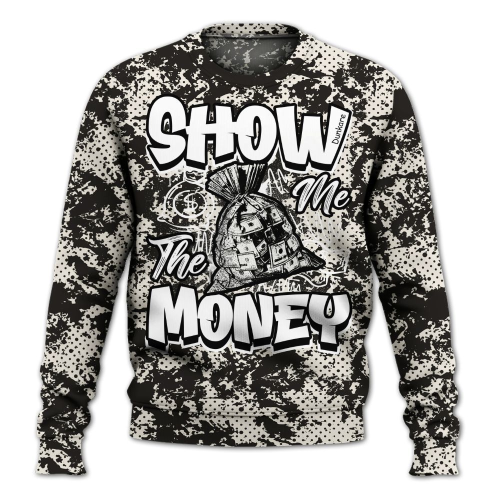 Sweatshirt To Match Air Max Plus Moonlight Swarovski - Show Me The Money Retro All Over Print