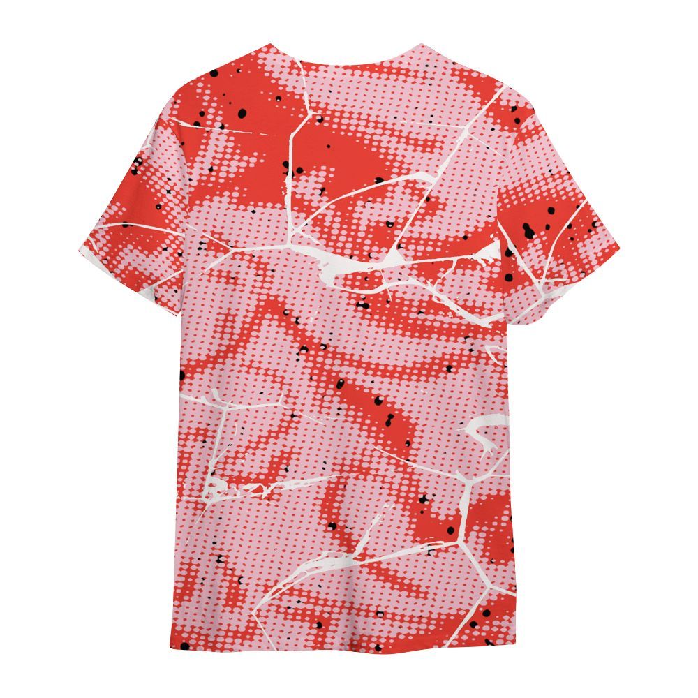Shirt To Match Retro Awake Arctic Pink - Dislike Us Crack All Over Print