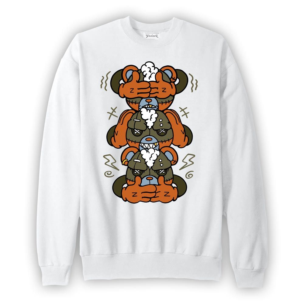 Sweatshirt To match Olive 5s Sweatshirt - Wisdom Hugz Graphic