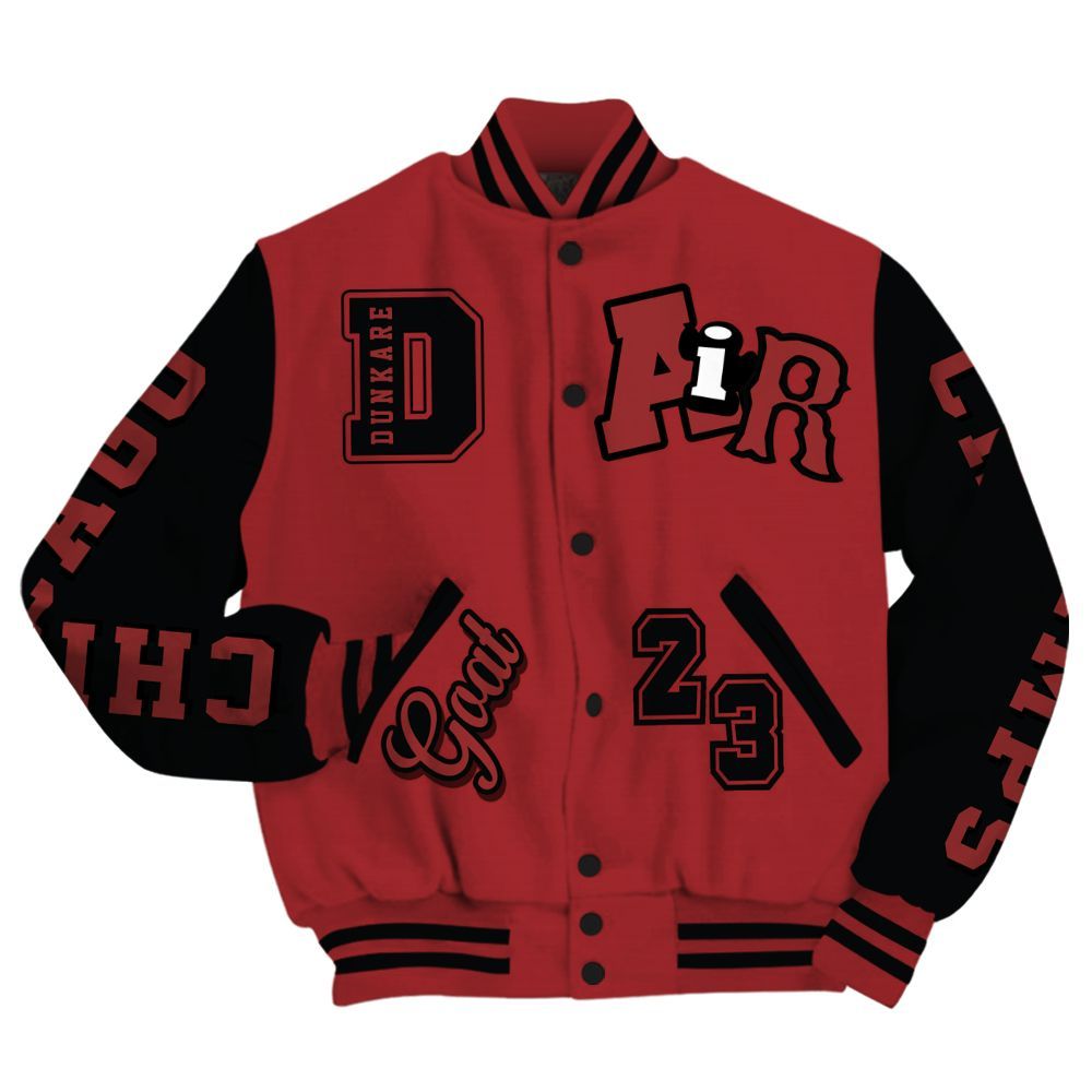 Varsity Jacket To Match Alternate Flu Game 12s - AIR Number 23 GOAT All Over Print