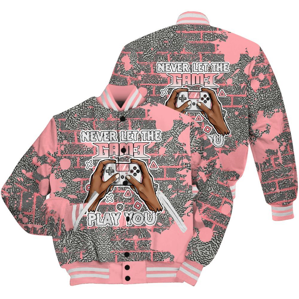 Varsity Jacket To Match Retro Wings 3s Shirt - PlayGame Human Brick All Over Print