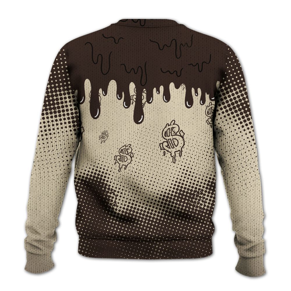 Knitted Sweater To Match 2025 Retro Earth 5s - Loot Bear Unique Drip