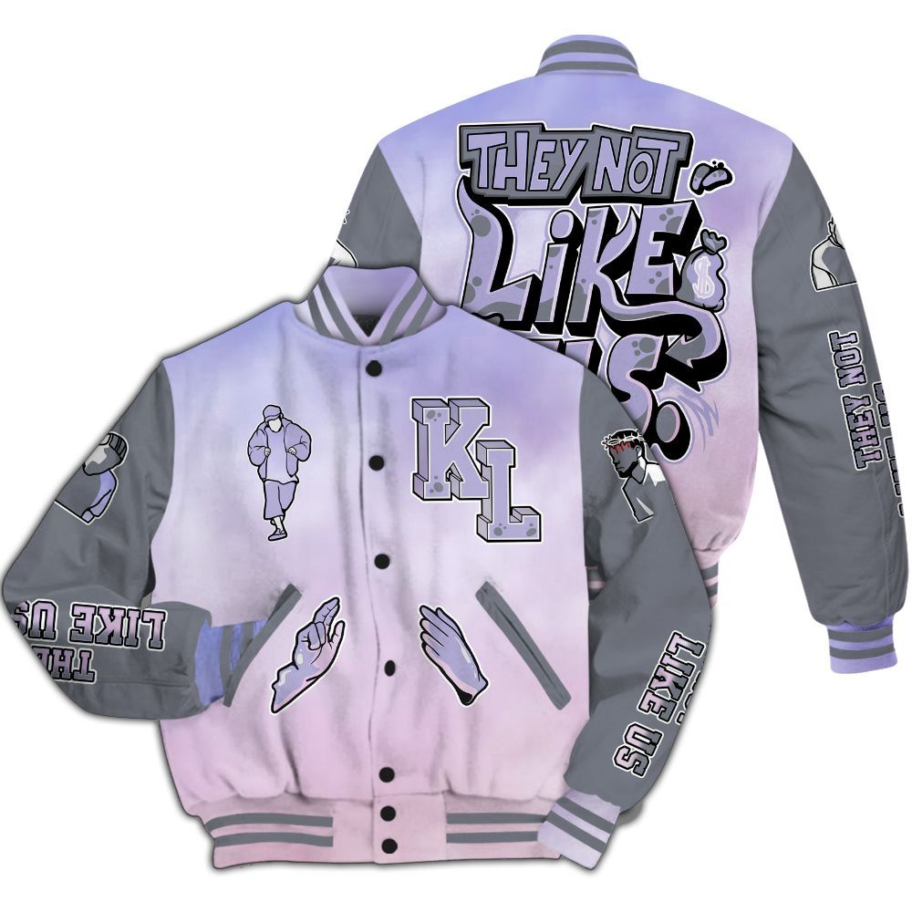 Varsity Jacket To Match Zen Master 4s - Dislike Us Graphic All Over Print