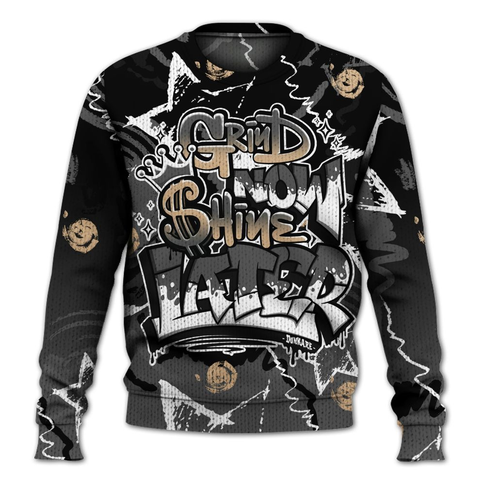 Knitted Sweater To Match Kobe 9 EM Mamba - Grind Shine Later Drip