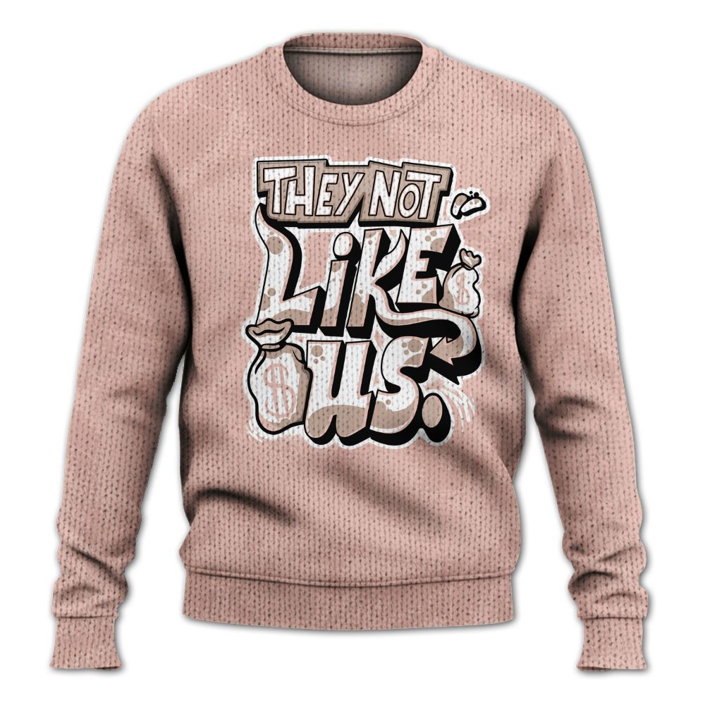 Knitted Sweater To Match Dunk Low Pink Velvet - Dislike Us Graphic