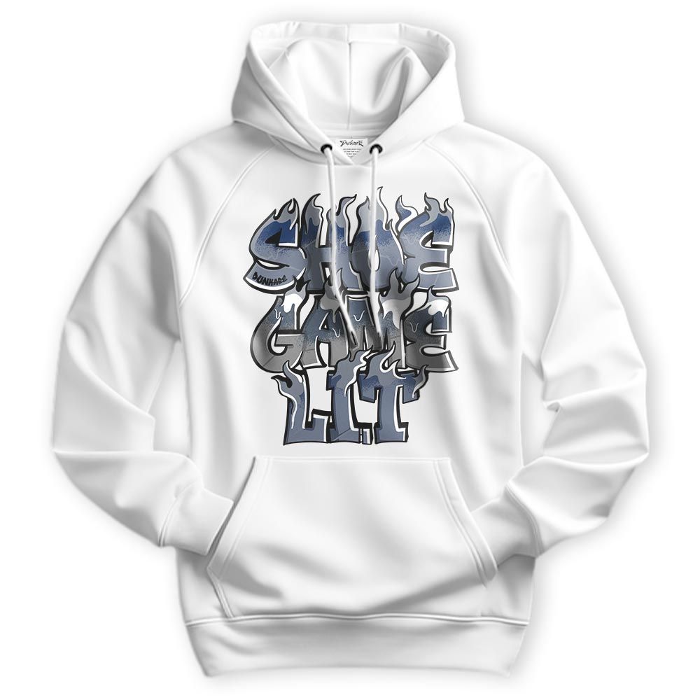 Sweatshirt To Match Low Diffused Blue 11s Hoodie - Shoe Game Lit Graphic Hoodie Unisex