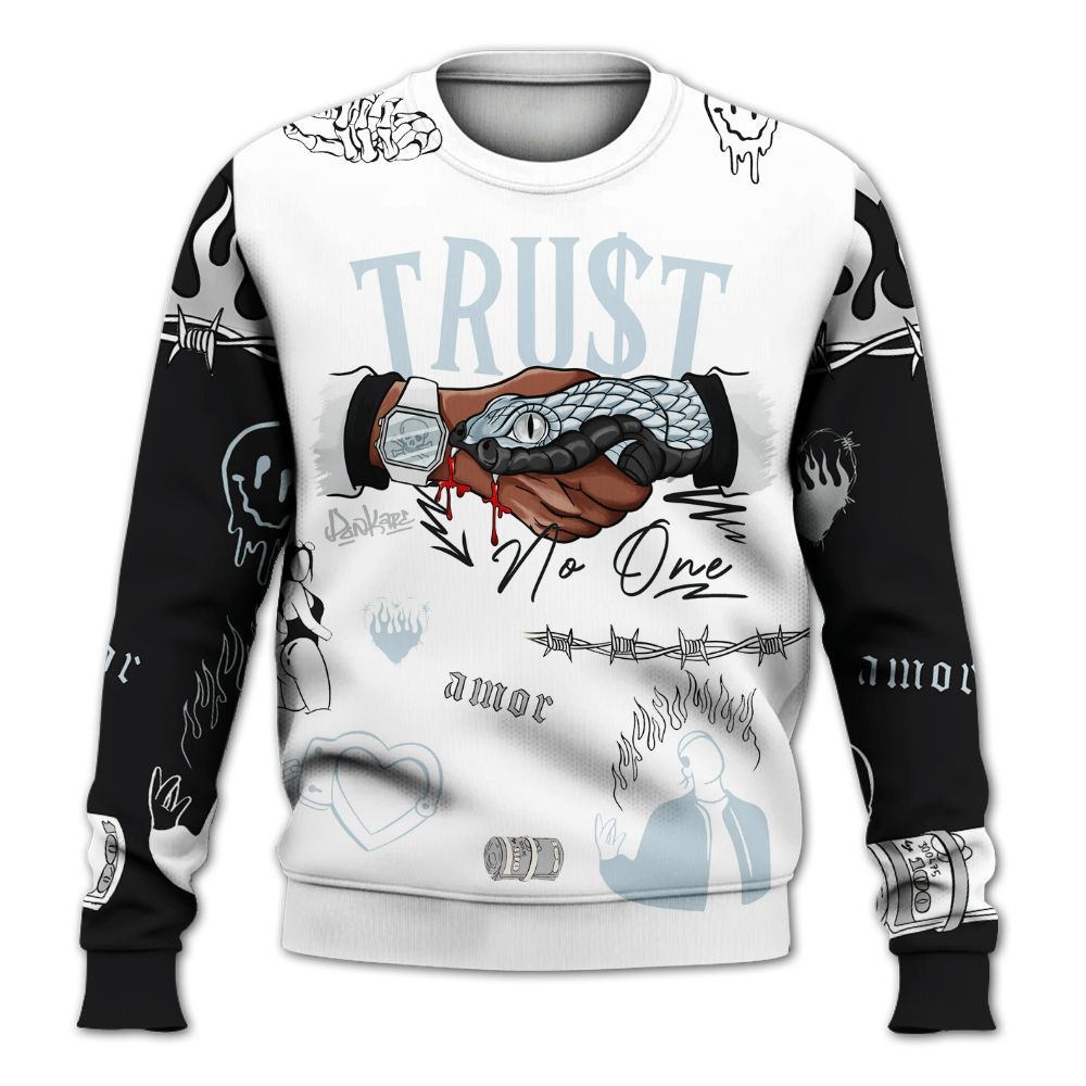 Sweatshirt To Match Kobe 9 Protro Halo - Snake Trust No One All Over Print