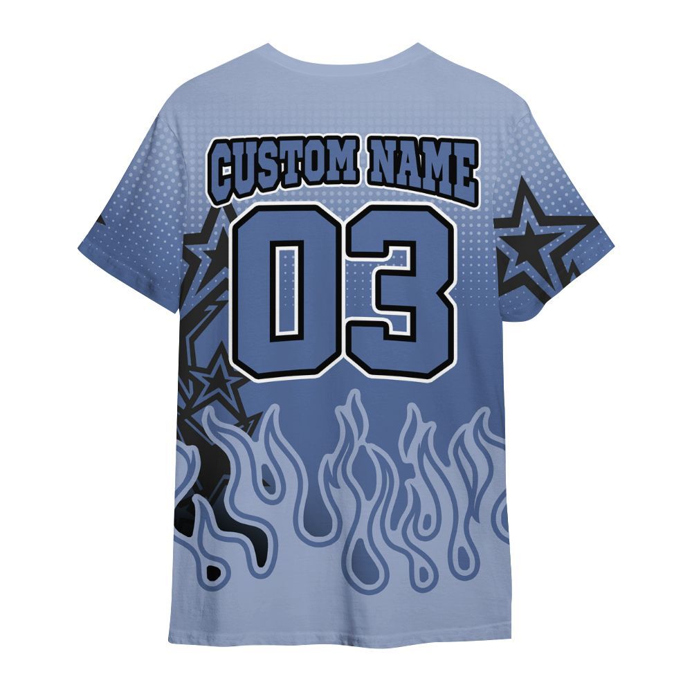 Shirt To Match Black Metallic 5s - Allen Answer Unique Fire Custom Name All Over Print