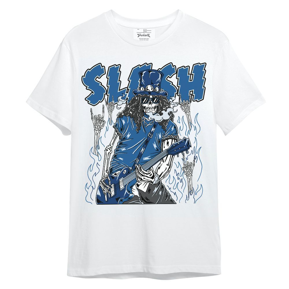 Shirt To Match French Blue 13s - Slash Skeleton Unisex Shirt