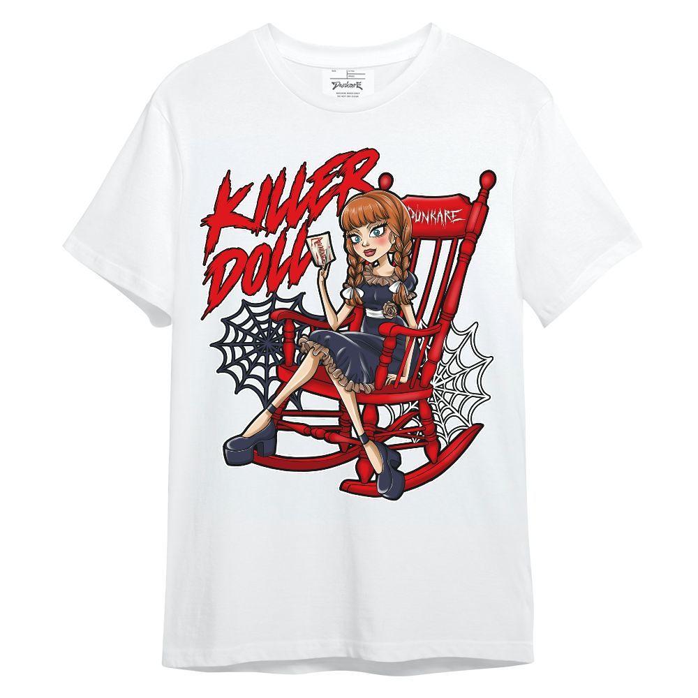Shirt To Match Low OG Howard University 1s - Killer Doll-A Halloween Unisex Shirt