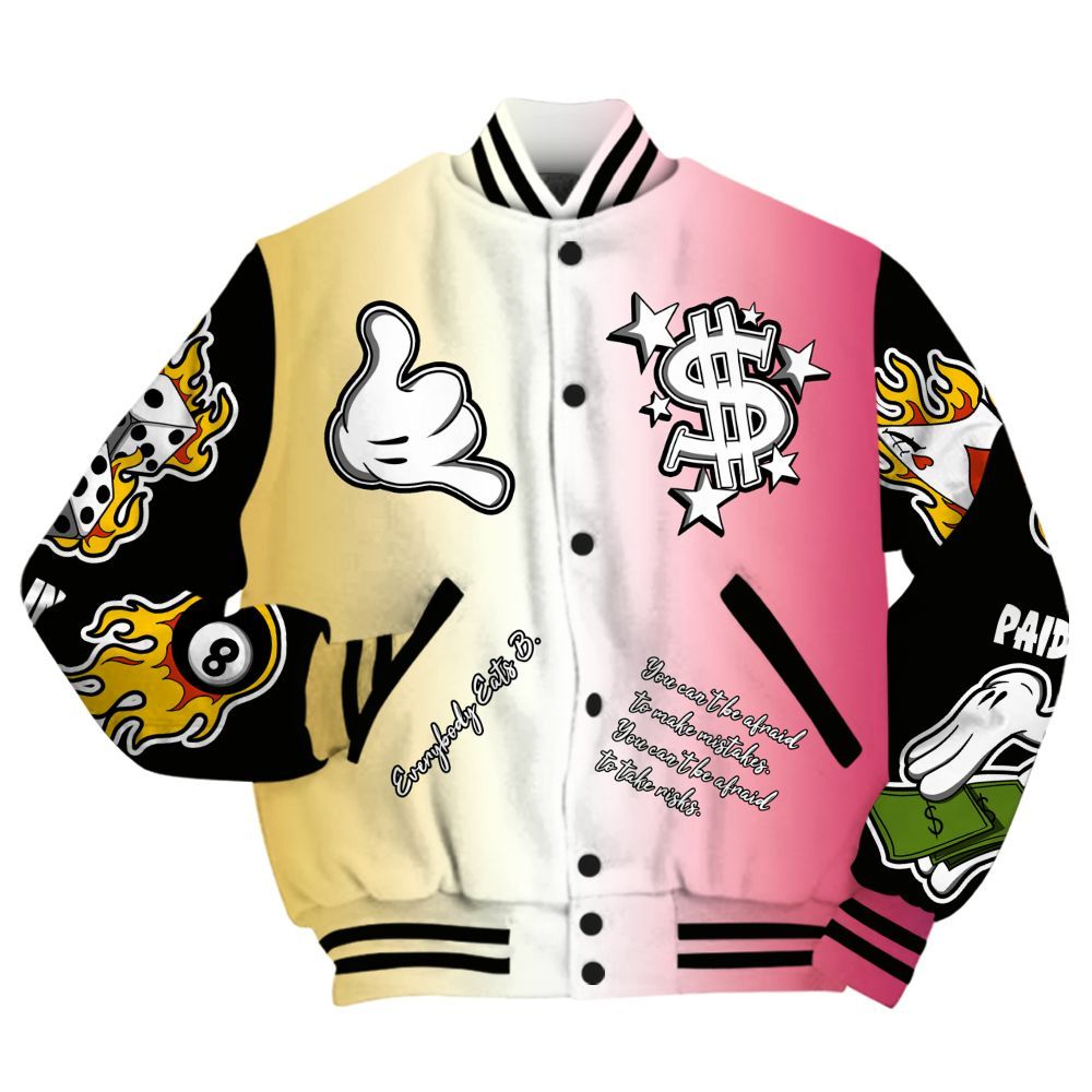 Varsity Jacket To Match Air Griffey Max Los Angeles 1s - Everybody Paid In Full Graphic All Over Print