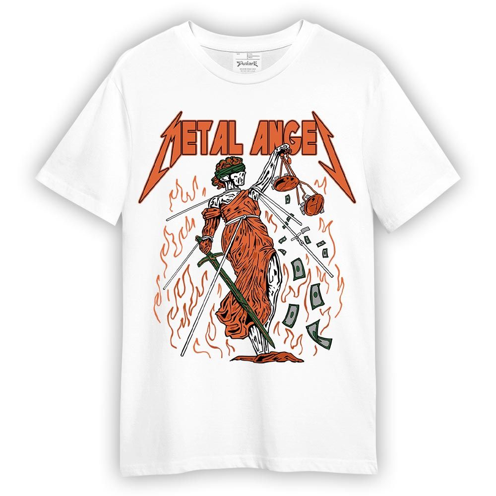 Shirt To Match Low Miami 5s - Metal Angel Skeleton Shirt Unisex