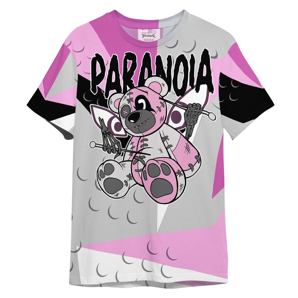 Shirt To Match Hyper Violet 4s T- - Paranoia Bear T- Shirt Graphic Shape Unisex 2701 NCMD