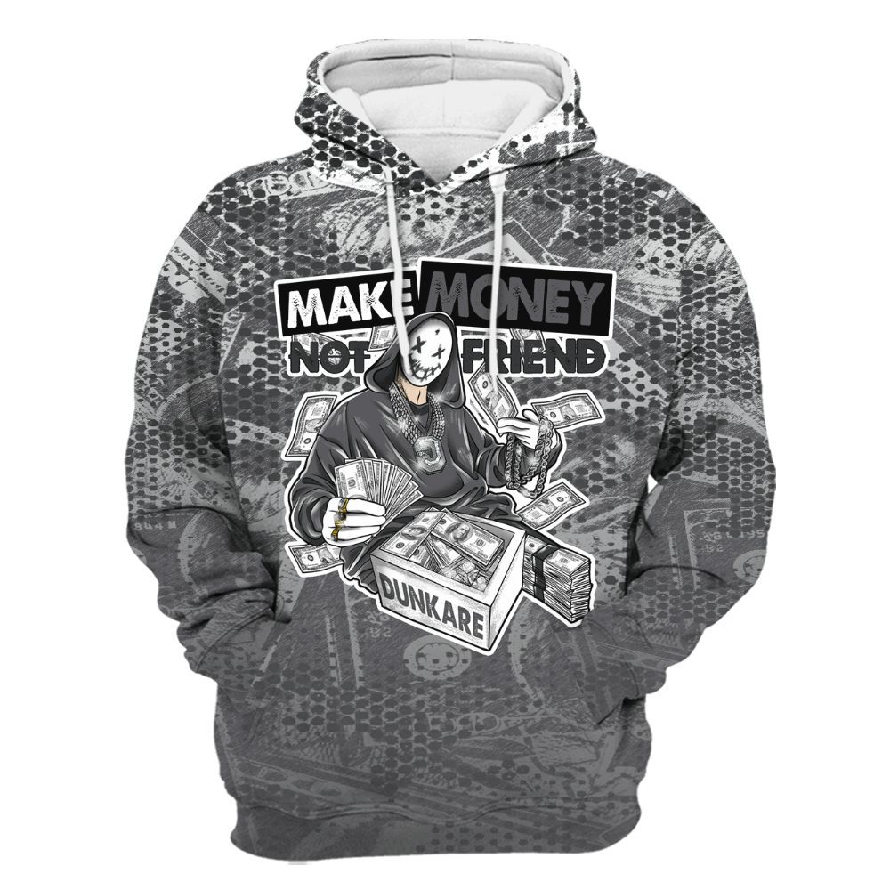 Hoodie To Match White Thunder 4s - Make Moneys Unique All Over Print