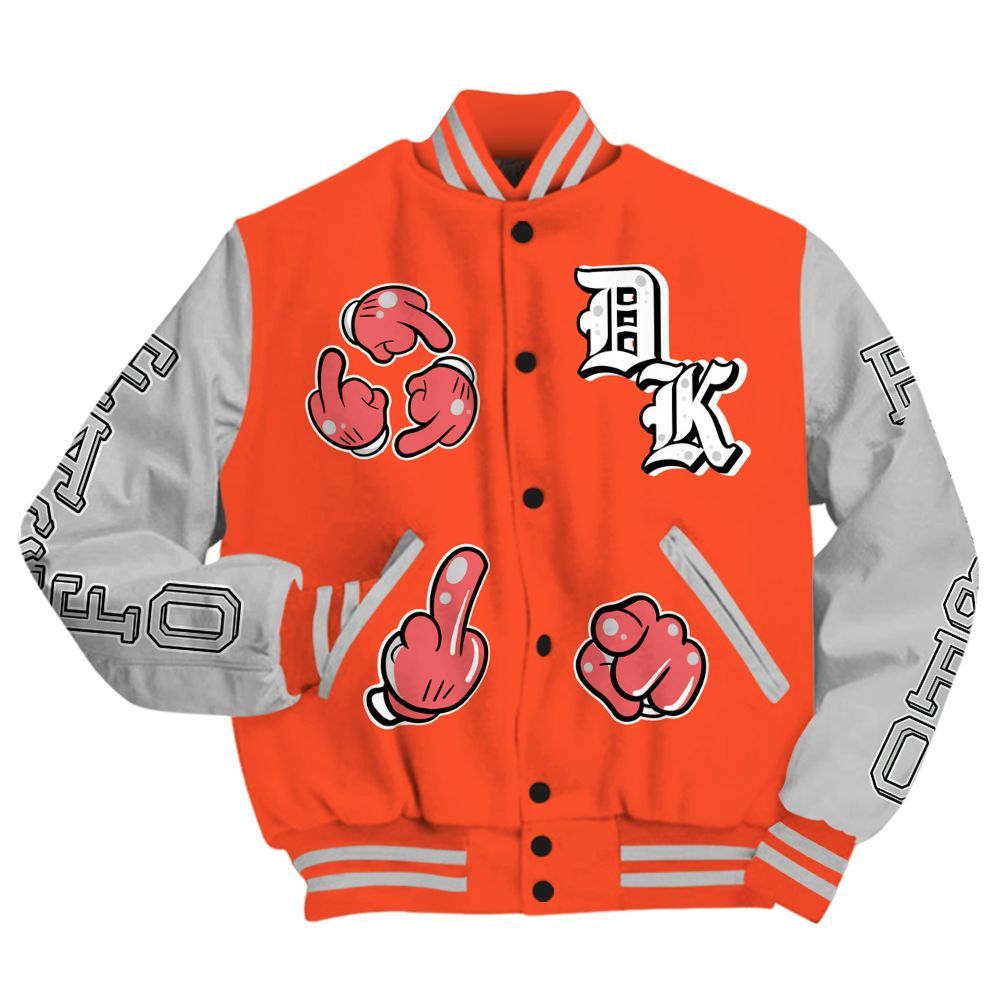 Varsity Jacket To Match Air Max 1 86 Cosmic Clay - F Around Find Out Graphic All Over Print