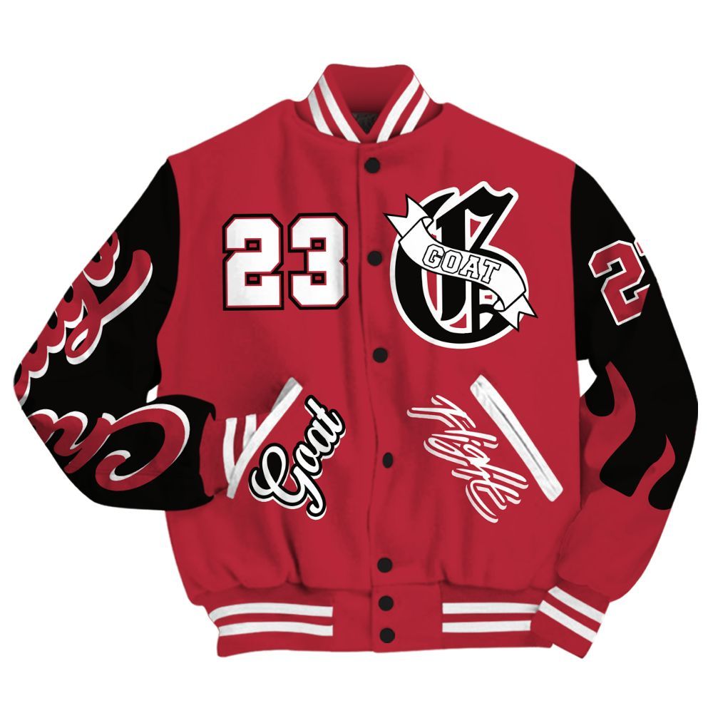 Varsity Jacket To Match Space Jam OG 2026 9s - The G.O.A.T Streetwear All Over Print