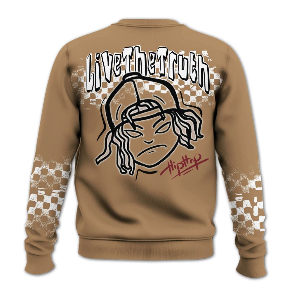 Sweatshirt To Match Kobe 4 Gold Medal - Feel Life Street Style All Over Print