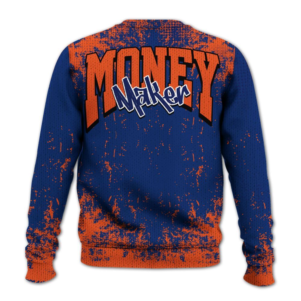 Knitted Sweater To Match Suede GS League - Move In Silence Money Street Retro