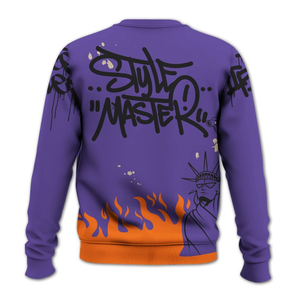 Sweatshirt To Match Air Max Waffle SP Voltage Purple - Graphic Fck Around Find Out All Over Print