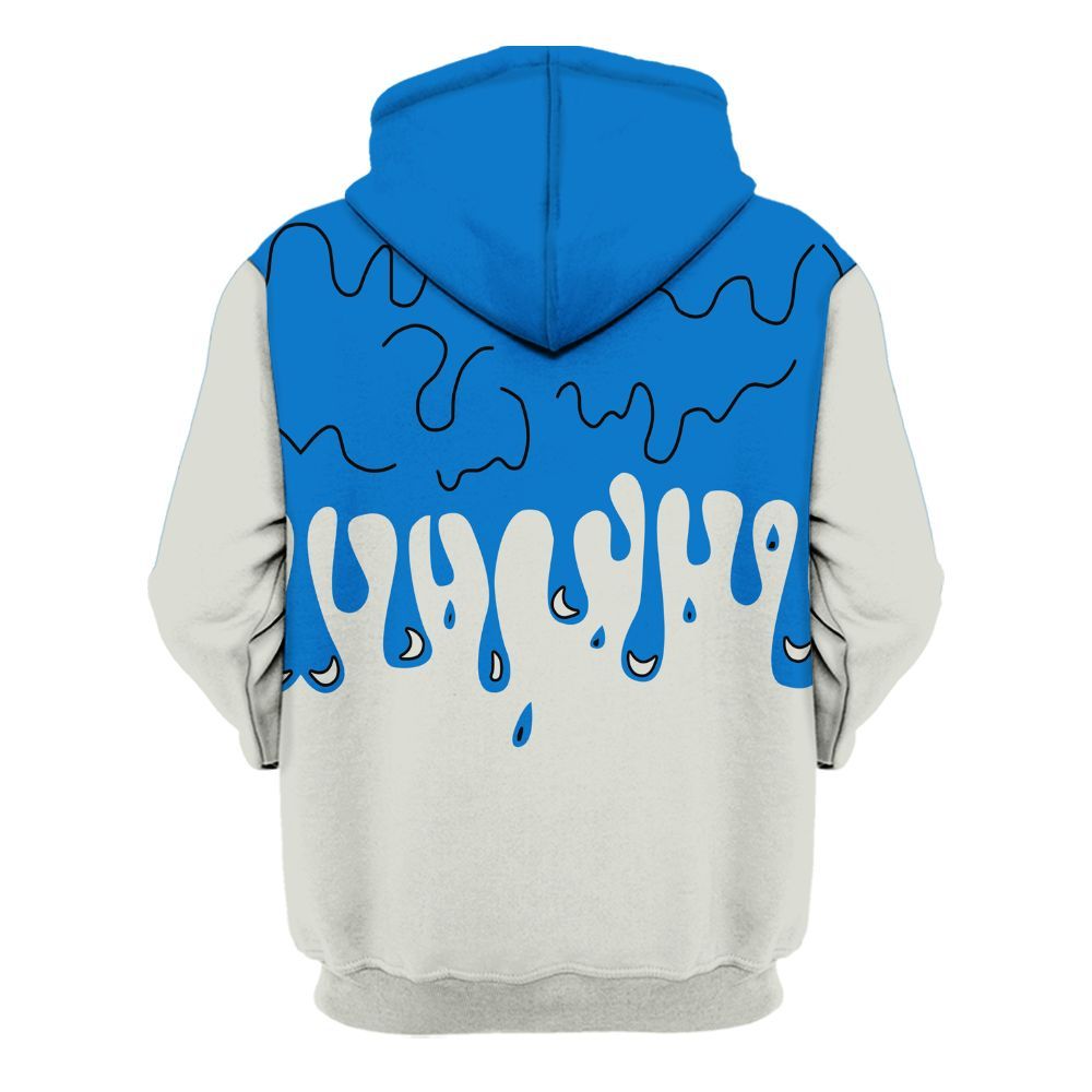 Hoodie To Match Blueberry 12s - Snake Trust No One Drip All Over Print